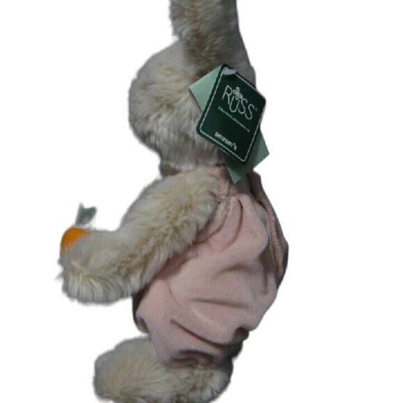 RUSS BERRIE BOOMER Bunny rabbit stuffed animal plush Toy fully jointed Ear Tag - Picture 2 of 6